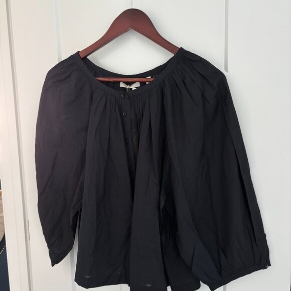 DOEN Sz L Jiana Top in Navy - New With Tags - Picture 2 of 5